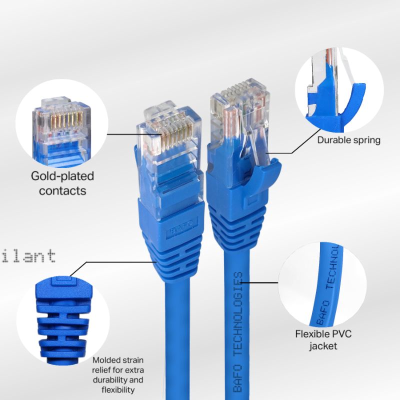 BAFO Kabel LAN RJ45 Cat6 10 Meter ORIGINAL