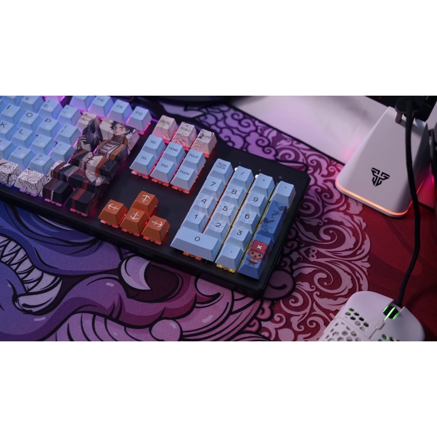 One Piece 129 Set Keycaps Cherry Profile