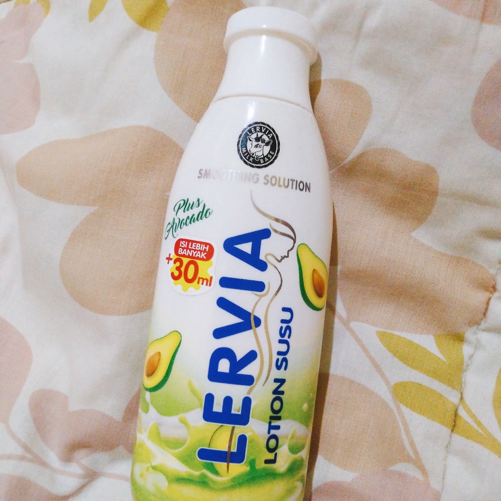 TERLARIS!!! Lervia Hand Body Lotion Susu Plus Avocado Botol 200ml