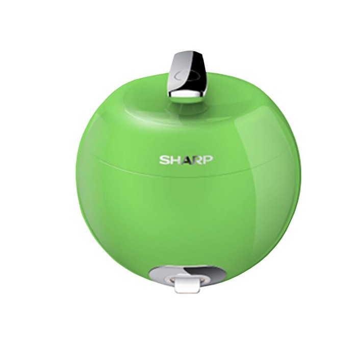 New Sharp Rice Cooker Apple 0.8 Liter – KSP8MYWH - Hijau muda