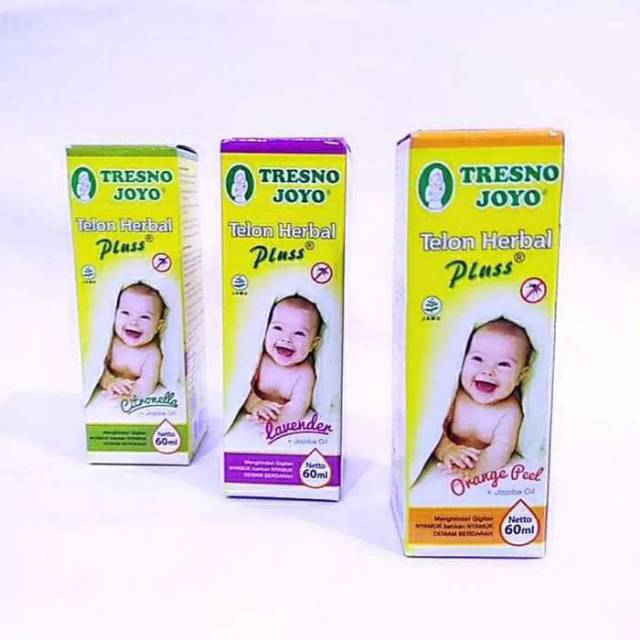 Tresnojoyo minyak Telon plus anti nyamuk /minyak telon  lavender,citronela,orange peel 60ml#original