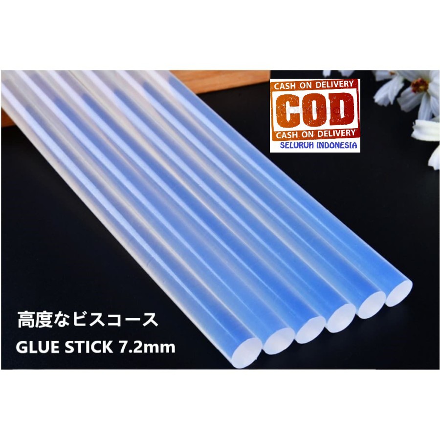 

ISI LEM TEMBAK 7.2mm HOT MELT GLUE STICK FOR CRAFT ELECTRIC HEATING GLUE GUN