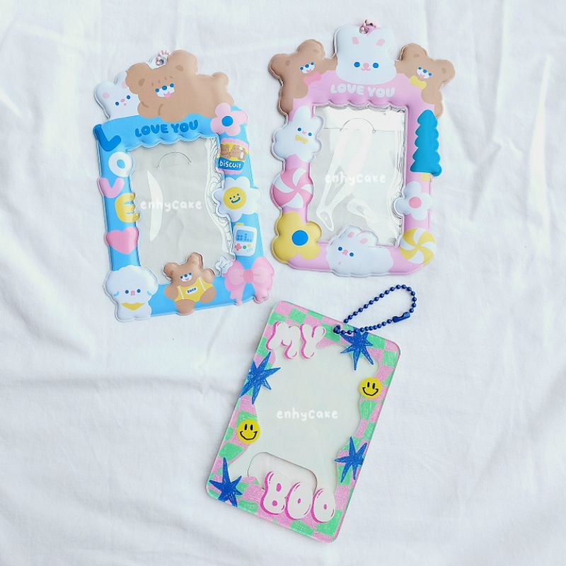 PHOTOCARD PC HOLDER BINDER COLLECT BOOK KOLBUK DAISO LULUROOM BEOND LOVE THINGS PURPLE GOODS LEOPARD