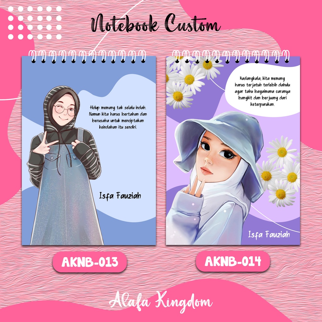 

Alafakingdom AKNB 013-014 Notebook Buku Catatan 100 halaman A6 / Sketch Book / Block Note Mini
