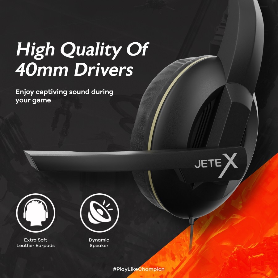 HEADSET GAMING | HEADPHONE GAMING NOISE CANCELLATION JETE-X GA3