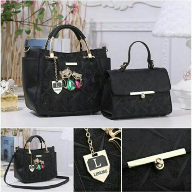 tas lenore cat 2in1 black 2449