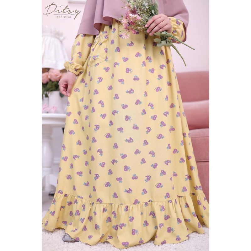 DITSY DAISY BUTTER NIGHTGOWN SIZE L