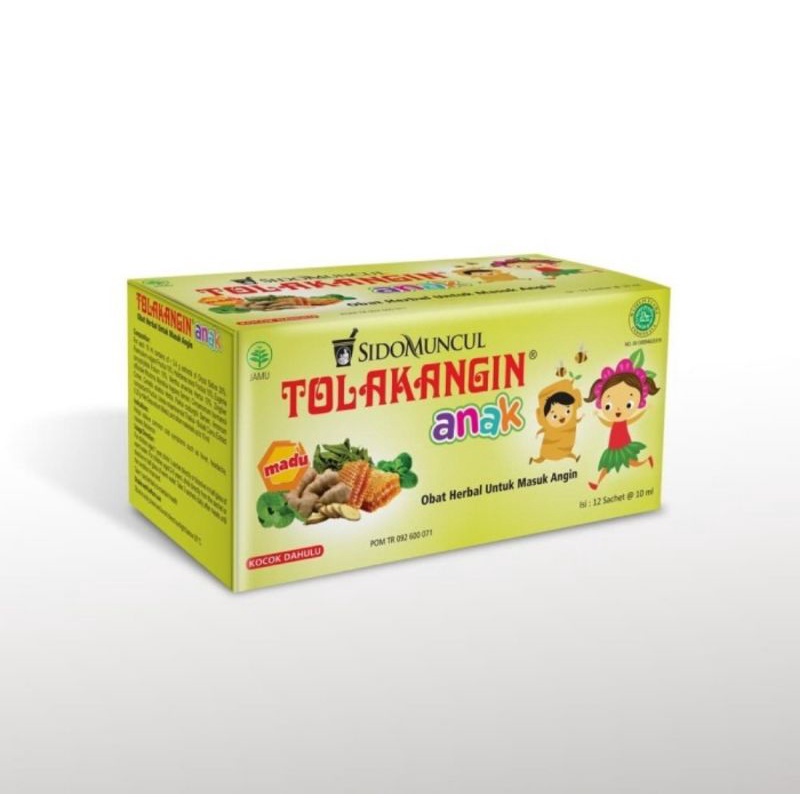 Sido Muncul Tolak Angin Cair Anak Obat Herbal Box Isi 12 Sachet x 15ml