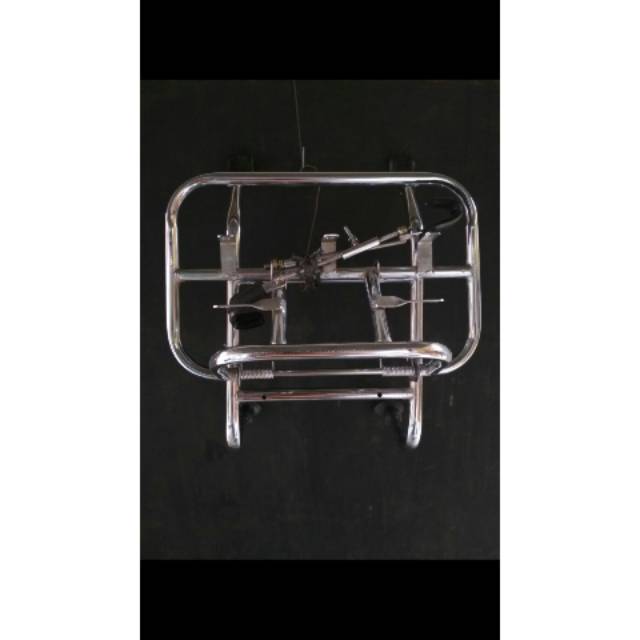 Front Rack Rak depan vespa super sprint dll. model Mood breket lamp