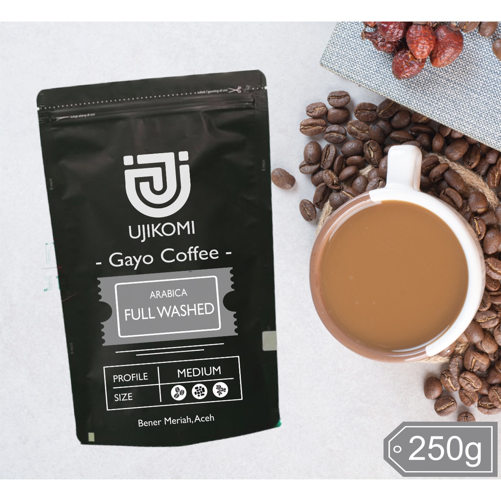 

Kopi Arabica Gayo Full Wash Process (250g)