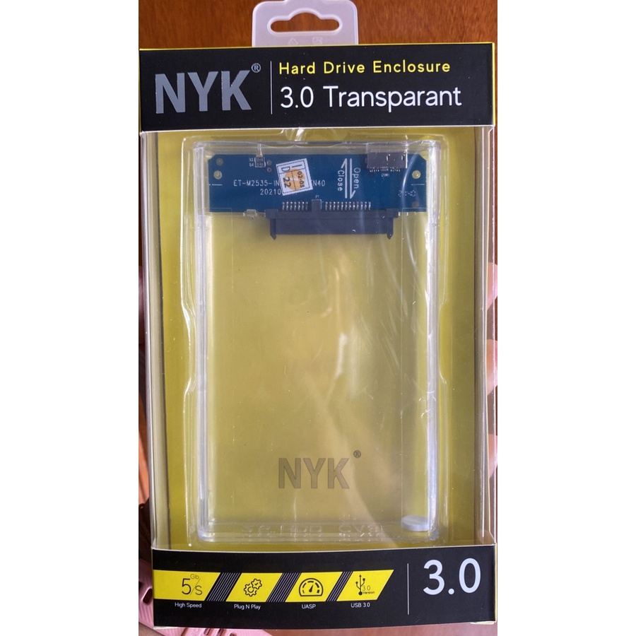 NYK Casing HDD External 2.5 USB 2.0 / 3.0 Transparan - NYK USB 3.0