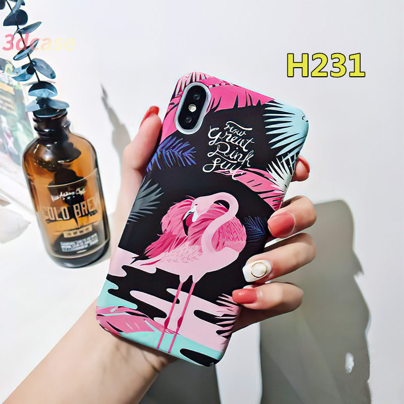 Compatible For iPhone 7 6 6S 8 Plus X 11 XS 6Plus 6SPlus 7Plus 8Plus SE 2020 Fashion Flamingo Hard Case Cover