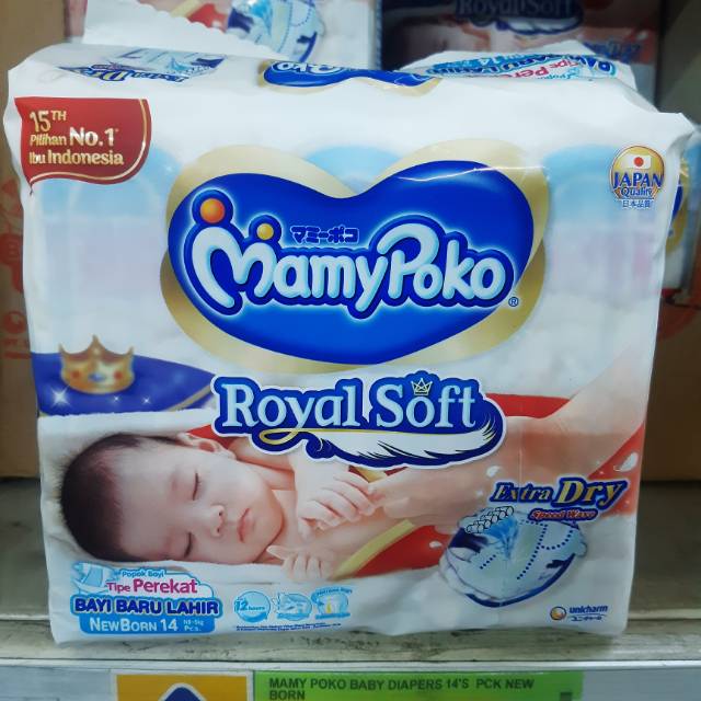 harga diapers mamy poko newborn