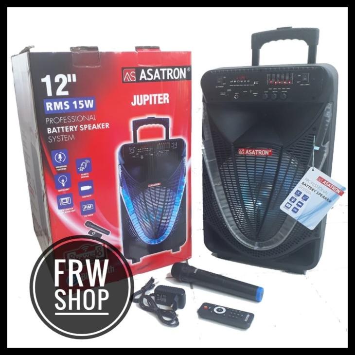 Speaker Portable Asatron Jupiter 12 Inc (Original) Usb , Bluetooth Kode 752