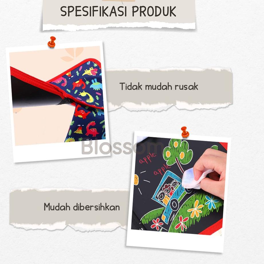 

Special Buku Gambar Portable Papan Tulis Magic Free Spidol Drawing Book Portable - Blossom Kids 売