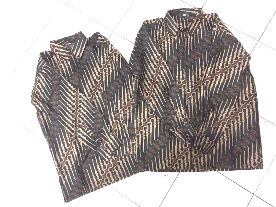 Kemeja Batik Pria Lengan Panjang M L Xl Xxl Xxxl Xxxxxl