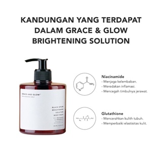 Jual Grace And Glow In Black Opium Brightening Solution Body Wash Ml