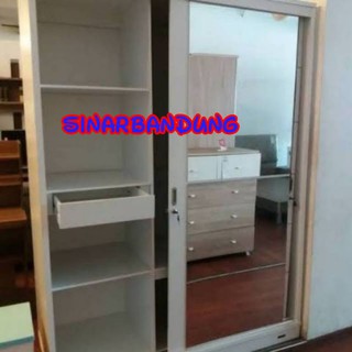 OLYMPIC LEMARI PINTU SLIDING LEMARI PAKAIAN PUTIH JUMBO OLYMPIC LEMARI PINTU SLIDING LEMARI PAKAIAN PUTIH JUMBO