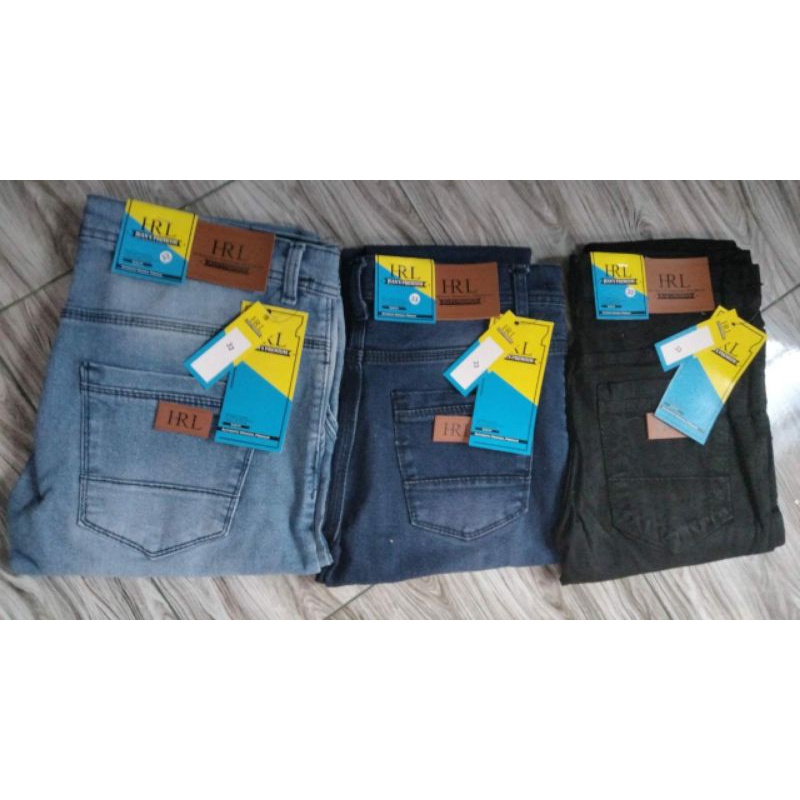 Celana Jeans Slim Fitstret melar H R L walitas Premium Dengan Harga Terjangkau