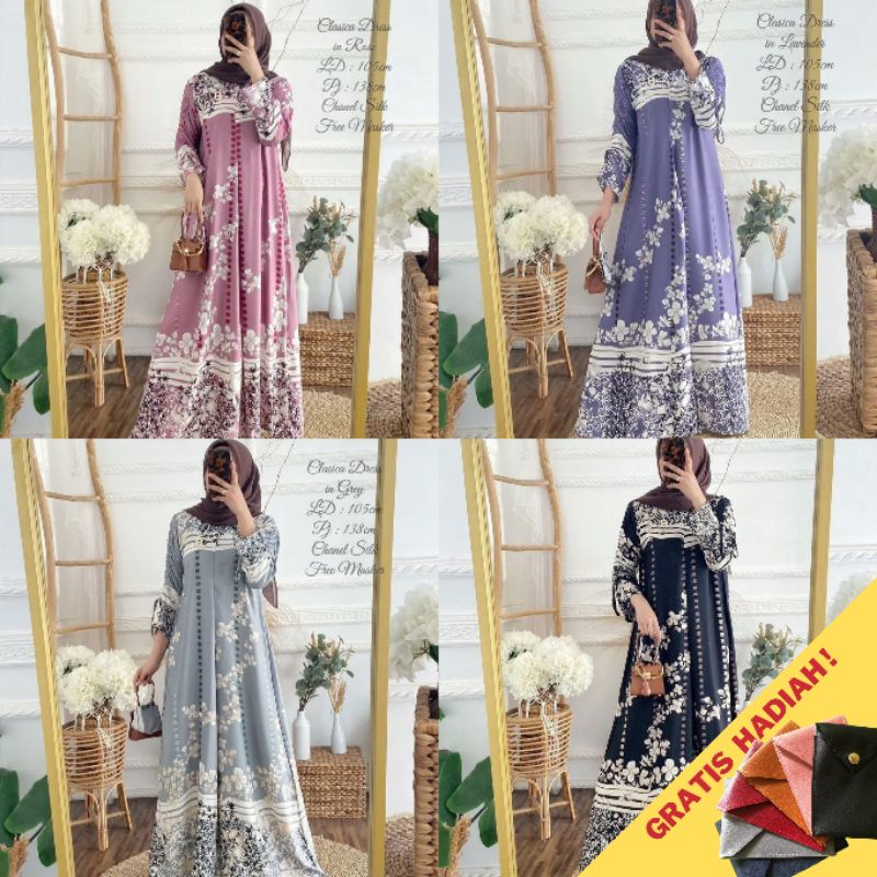 Gamis Maxmara || Gamis Turki || Gamis Arabian Murah || Gamis Dior Silk || Gamis Lebaran Murah
