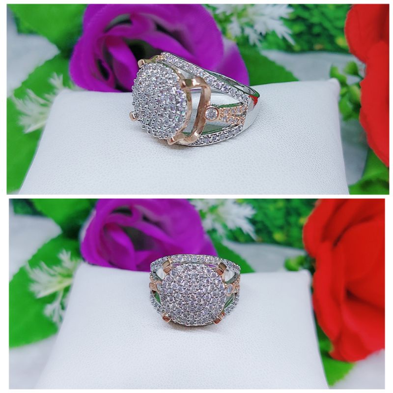 Cincin xuping kombinasi permata 51A-53A