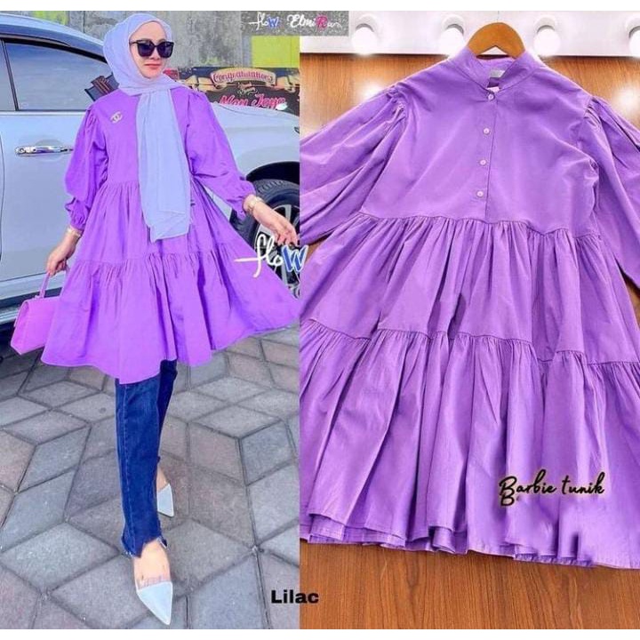 Barbie tunik / Tunik Rayon / Atasan Rayon Murah / Tunik Premium / Atasan Wanita