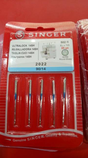 Jarum Mesin Obras Portable Merk SINGER 2022 (SINGER Original Product)