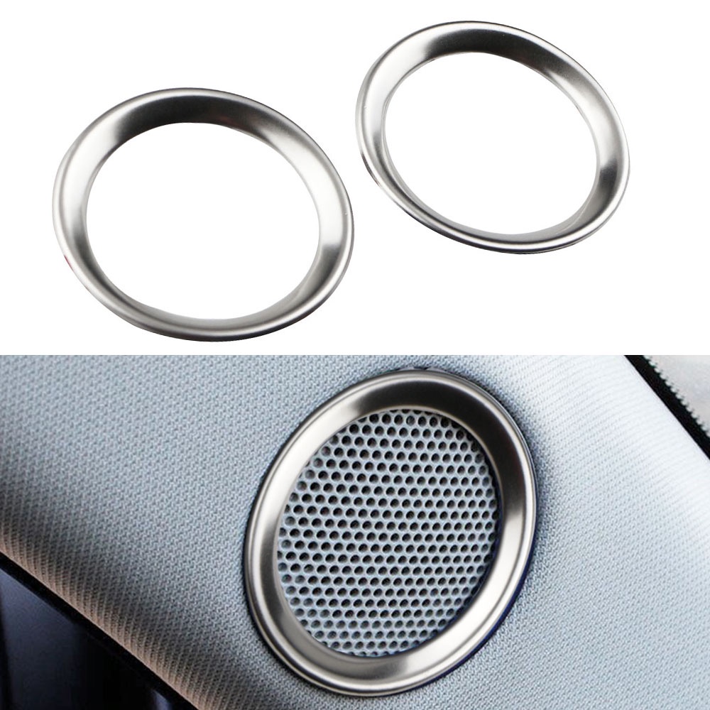 Untuk Mazda CX-5 CX5 2017-2019 Speaker Suara Ring Trim Cover Stainless Steel Dekorasi Interior Moldings Aksesoris