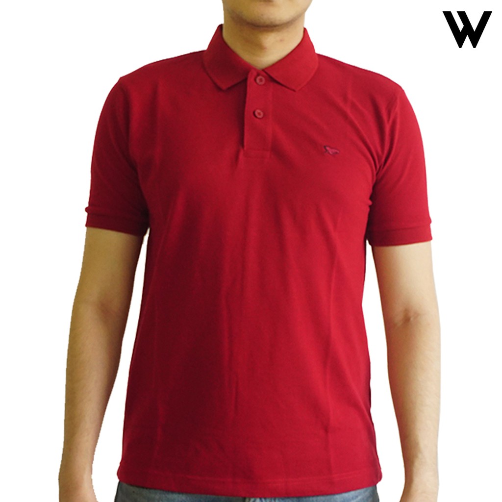 Walrus Kaos  Polo  Basic Polos  Merah T1021531 Shopee  