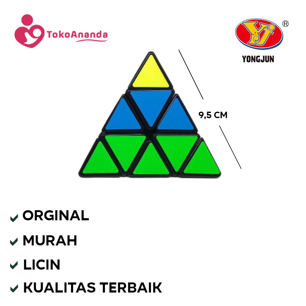 RUBIK PYRAMINX YONGJUN JINZITA PYRAMINX 3X3 RUBIK PIRAMID