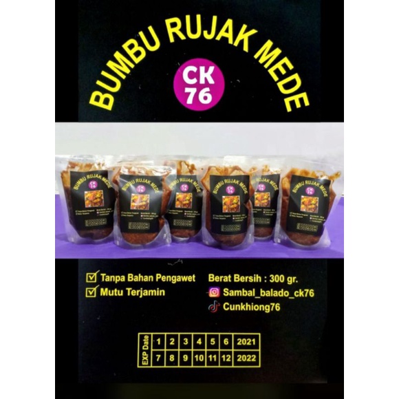

bumbu rujak mede