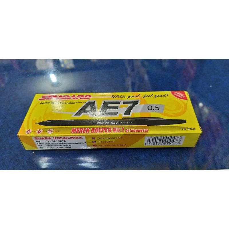 

Pulpen AE7 Standard 12pcs (tersedia 3 warna)