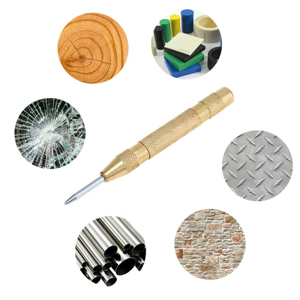 Pin Punch Penanda Lubang Tengah Bahan Hss &amp; Kuningan