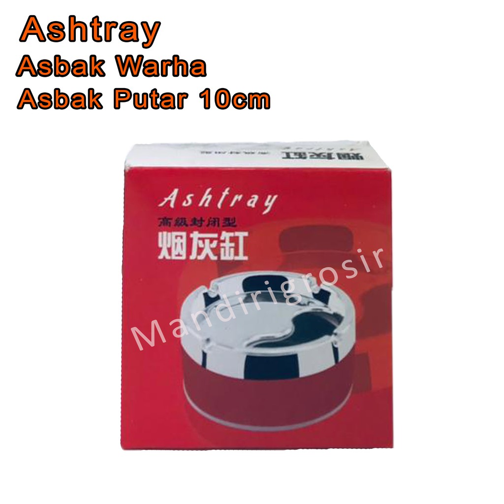 Asbak Warha *Ashtray * Asbak Putar * 10cm