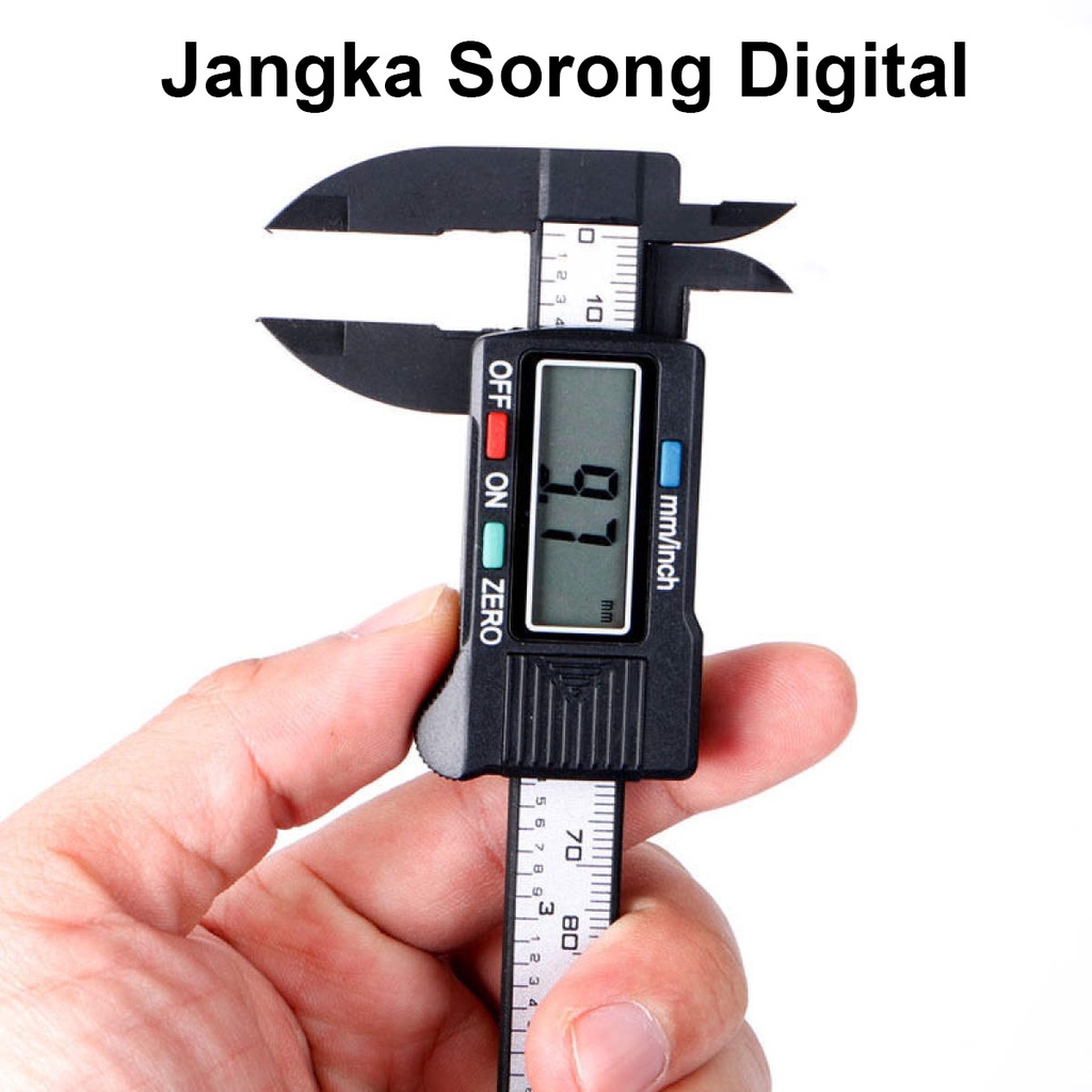 

Jangka Sorong 0-150MM Metal Casing Digital Caliper Alat Ukur Sigmat Digital Inch Teknologi Terkemuka Layar LED Alat Ukur Diamater Batu N DLL TLM