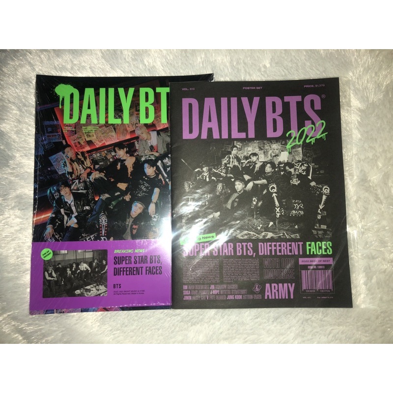 [READY STOCK SALE] BTS SG22 SEASON’S GREETINGS 2022 OUTBOX PHOTOBOOK TABLOID POSTER SEALED