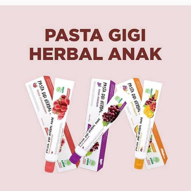 Pasta gigi herbal anak hpai hni