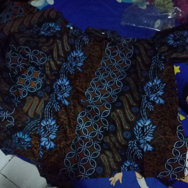 Seno Biru Maura Couple - Sania Ruffle Batik Couple Ori Ndoro Jowi Dnt Garansi Termurah Shopee Mera
