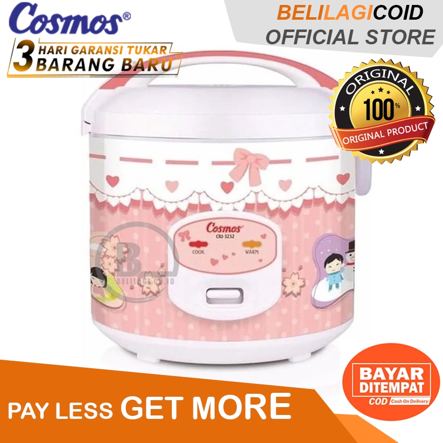 Cosmos BEST SELLER Rice Cooker CRJ 3232 / Megicom Cosmos CRJ-3232/ Magic Com Cosmos CRJ3232