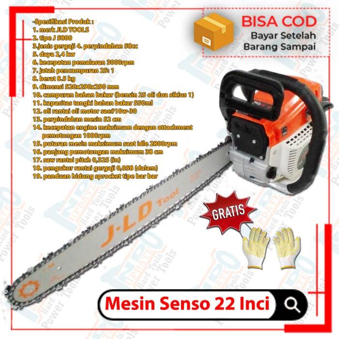 Mesin Senso Starter Gergaji Kayu Bensin Chainsaw Jld Tools Gasoline