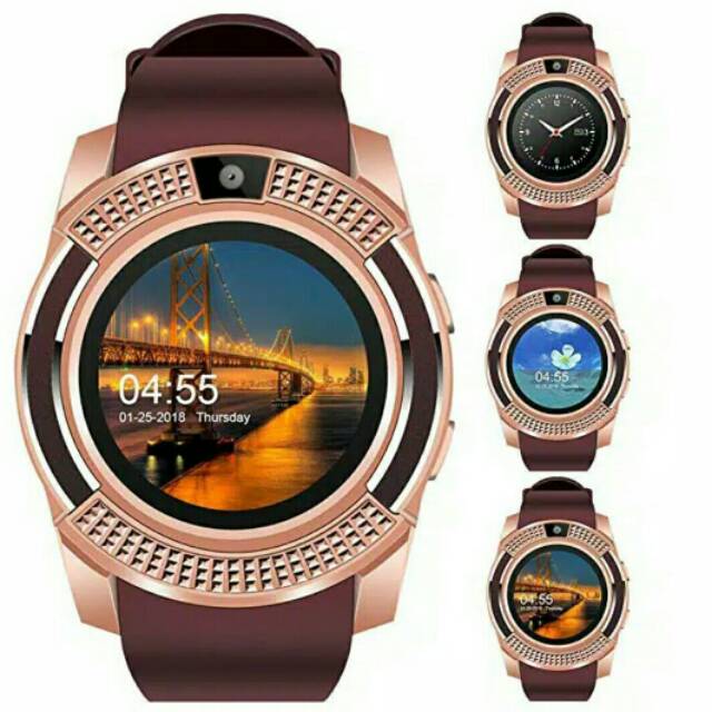 Smartwatch v8 sport suport Sim card & Card memory