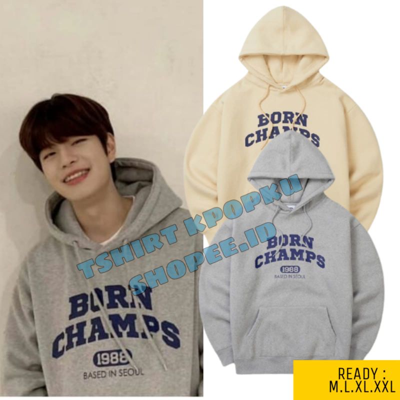 JAKET HOODIE korean seungmin straykids BORN CHAMPS  1988