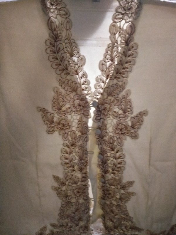 Promo Kebaya Lengan Pendek Tulip Silky  Kombinasi Brukat Motif Batik