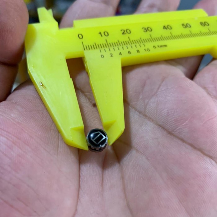 Produk Terbaru Crown Knop Jam Tangan Tag Heur Hitam Combi Silver Size 6Mm