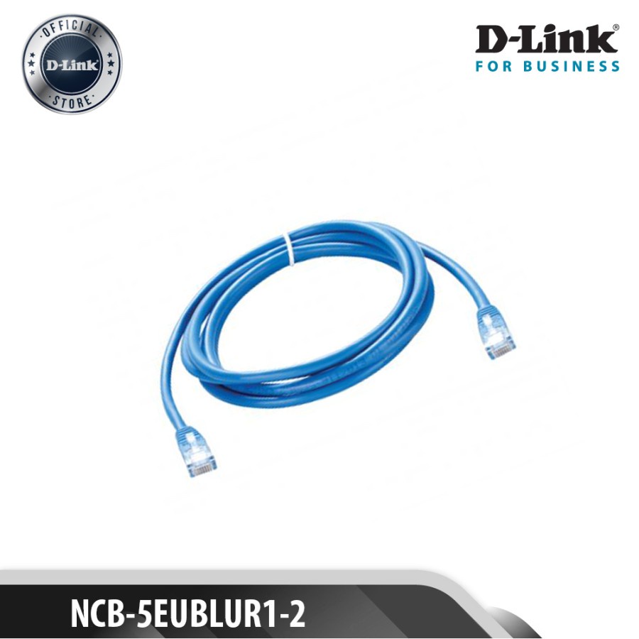 Patch Cord Kabel LAN RJ45 D-Link Cat 5e 2M-Kabel UTP DLink 2Mter Cat5e