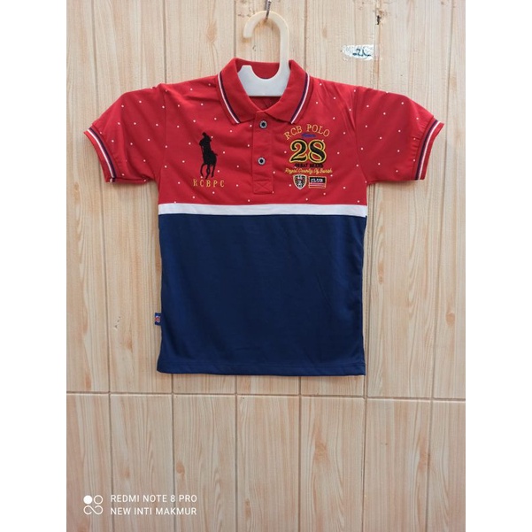 Ready stok polo anak motif random 9
