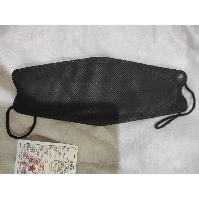 Masker KF94 Black / hitam 4 ply