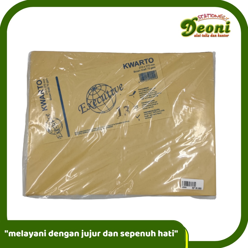 

Amplop Samson Quarto Executive 70gr ( isi 100 pcs)