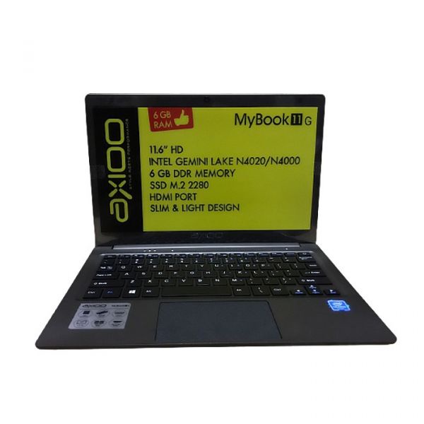 Laptop Axioo Mybook 11G - Brown [Celeron N4020-6GB-SSD 256GB]
