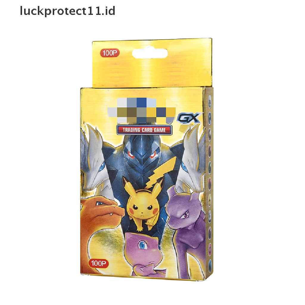 100pcs Kartu Pokemon Vmax Berkilau Untuk Bermain Game